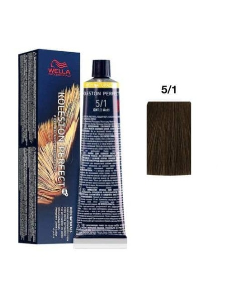 5/1 castano chiaro cenere wella koleston perfect me + rich naturals 60ml