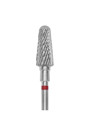 Staleks Pro Punta carbide tronco, rosso, diametro 6 mm - Lunghezza punta 14 mm