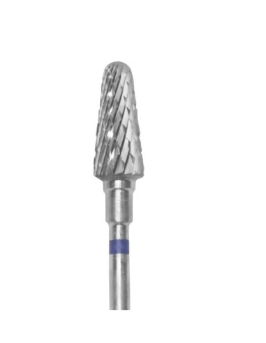 Staleks Pro Punta carbide tronco, blu, diametro 6 mm - Lunghezza punta 14 mm