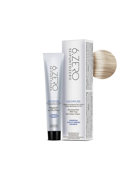 6.ZERO KROMPURE 10 BIONDO CHIARISSIMO PLATINO 100ML NO AMMONIACA