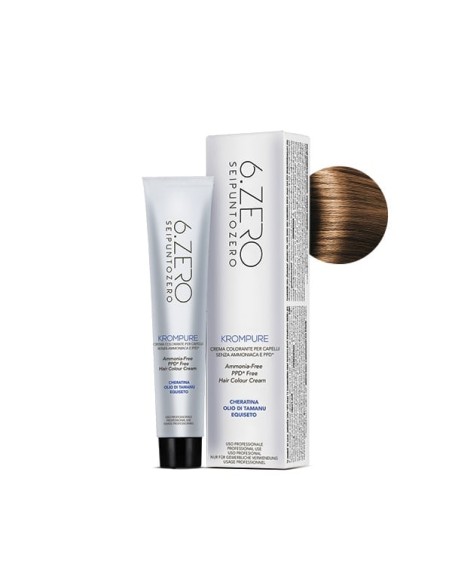 6.ZERO KROMPURE 7.3 BIONDO MEDIO DORATO 100ML NO AMMONIACA