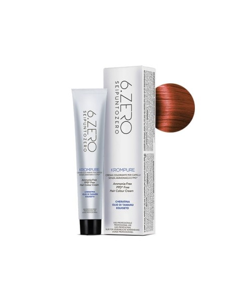 6.ZERO KROMPURE 7.44 BIONDO RAME INTENSO 100ML NO AMMONIACA