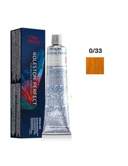 0/33 wella koleston perfect me + special mix 60ml dorato intenso