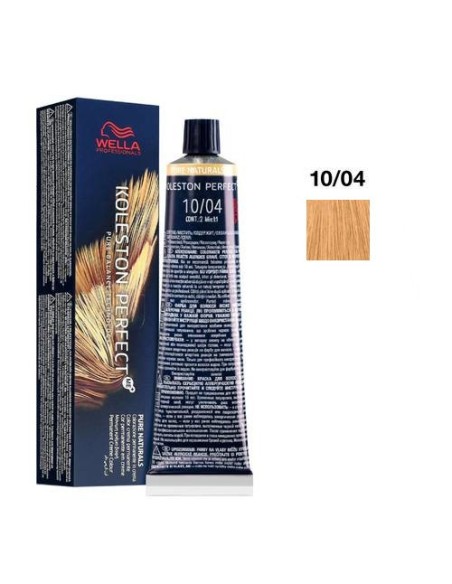 10/04Biondo platino naturale ramato Wella koleston Perfect me+ Pure naturals 60ML