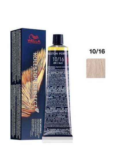 10/16 Biondo platino cenere violetto Wella Koleston  perfect me+rich naturals 60ml