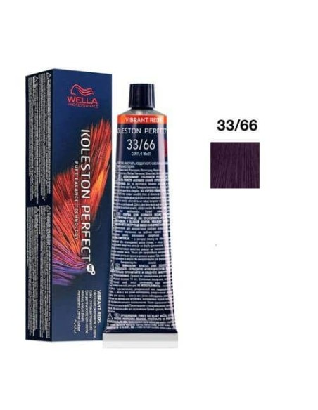 33/66 castano scuro intenso violetto intenso wella koleston perfect me+ vibrant reds 60ml
