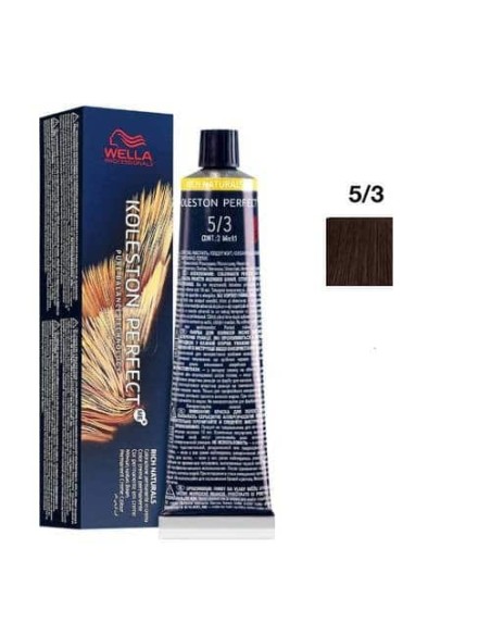 5/3 castano chiaro dorato wella koleston perfect me + rich naturals 60ml