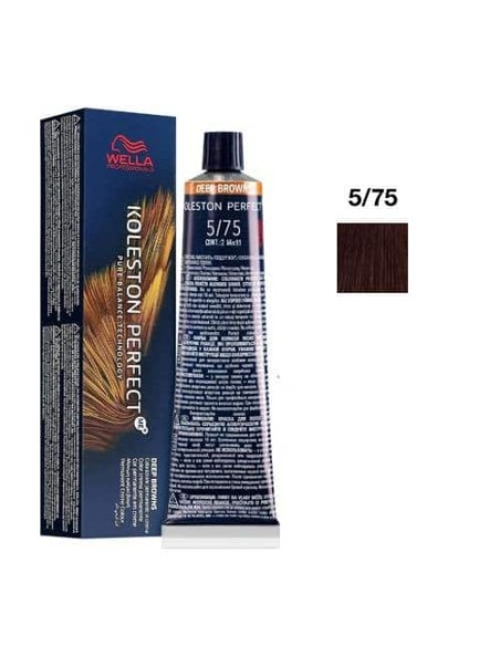 5/75 castano chiaro sabbia mogano wella koleston perfect me+ deep browns 60ml