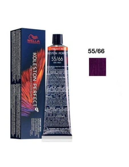 55/66 castano chiaro intensivo violetto wella koleston perfect me + vibrant reds 60ml