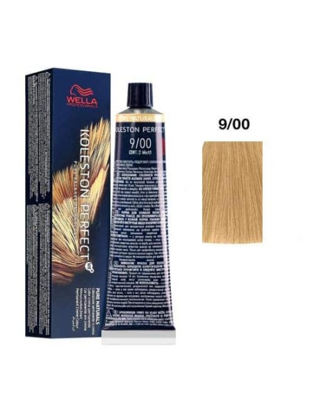 9/00 BIONDO CHIARISSIMO NATURALE WELLA KOLESTON PERFECT ME+ PURE NATURALS 60ML
