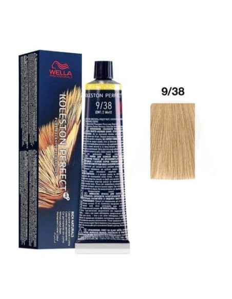 9/38 BIONDO CHIARISSIMO DORATO PERLA WELLA KOLESTON PERFECT ME+ RICH NATURALS 60ML