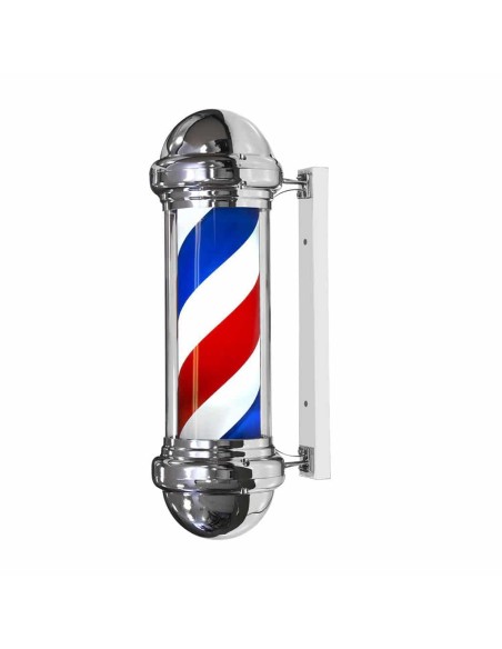 Barber pole Insegna luminosa barbiere rotante vintage