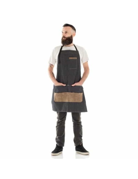 THE BARBER XANITALIA PRO GREMBIULE DA BARBIERE DENIM JACK