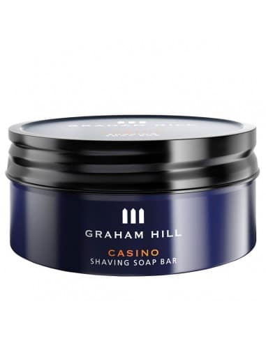 GRAHAM HILL CASINO SHAVING SOAP BAR 85 GR