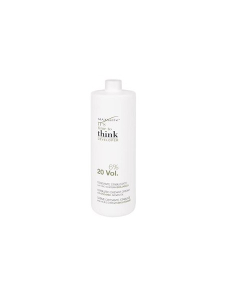 MAXXELLE THINK DEVELOPER EMULSIONE OSSIDANTE IN CREMA  CON OLIO DI ARGAN 20 VOL. 1000 ML