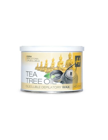 HOLIDAY CERA LIPOSOLUBILE CON TEA TREE OIL VASO 400 ML