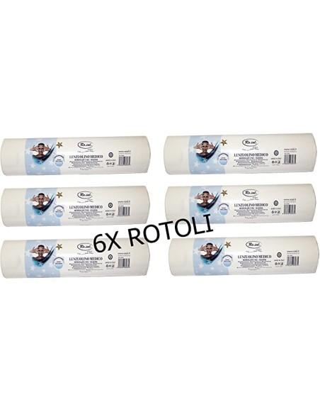 RO.IAL ROTOLO LENZUOLINO MEDICO PER LETTINO H60  6 PZ