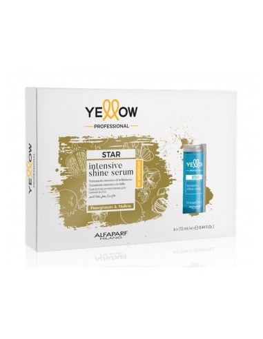 ALFAPARF YELLOW STAR INTENSIVE SHINE SERUM - TRATTAMENTO INTENSIVO DI BRILLANTEZZA 6X13 ML