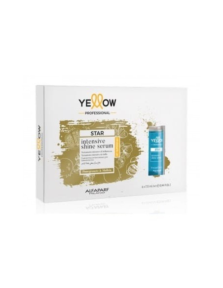 ALFAPARF YELLOW STAR INTENSIVE SHINE SERUM - TRATTAMENTO INTENSIVO DI BRILLANTEZZA 6X13 ML