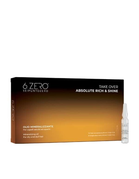6.ZERO TAKE OVER ABSOLUTE RICH & SHINE FIALE OLIO MINERALIZZANTE 10 X 10 ML