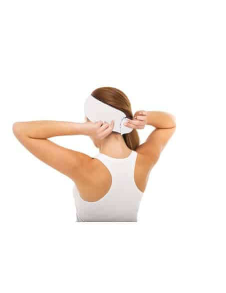 FASCIA PER CAPELLI IN SPUGNA BIANCA CON STRETCH