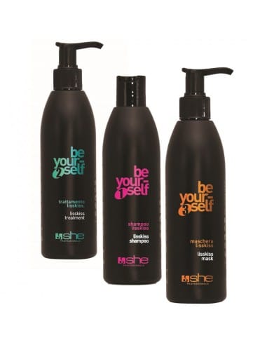 BE YOUR SELF KIT 3 PRODOTTI LISSKISS PER UN LISCIO PEFETTO