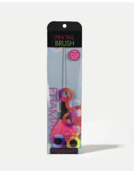FRAMAR PIN TAIL BRUSH PINK PENNELLO TINTA CODA IN METALLO