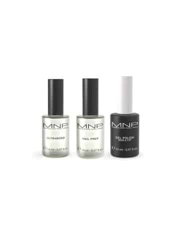 MESAUDA MNP KIT GEL POLISH SEMIPERMANENTE UNGHIE 3PZ BASE & TOP 14ML - NAIL PREP 14ML - ULTRABOND 14ML