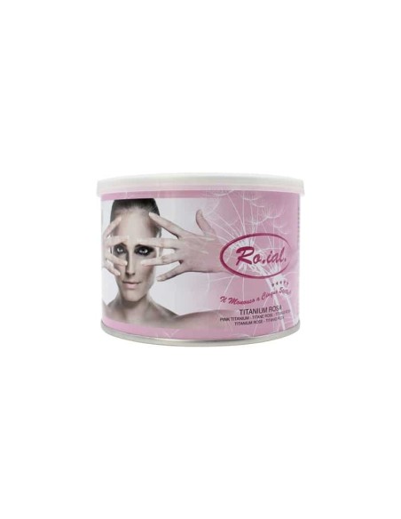 RO.IAL CERA DEPILATORIA LIPOSOLUBILE TITANIO ROSA 400 ML