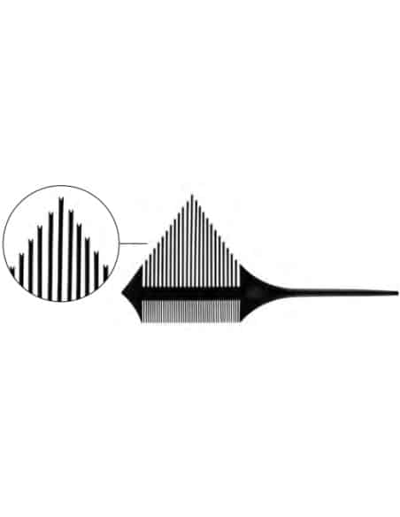 XANITALIA PRO DOUBLE-SIDE COMB PETTINE TRIANGOLARE DOPPIA FACCIA PER COLORAZIONI