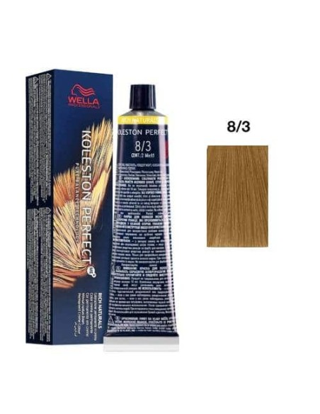 8/3 BIONDO CHIARO DORATO WELLA KOLESTON PERFECT ME+ RICH NATURALS 60ML