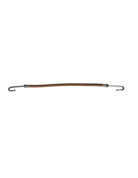 GIUBRA ELASTICI CON GANCIO MARRONI 6 PZ