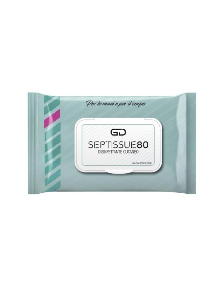 GOLMAR SALVIETTE DISINFETTANTE CUTANEO GD SEPTISSUE80
