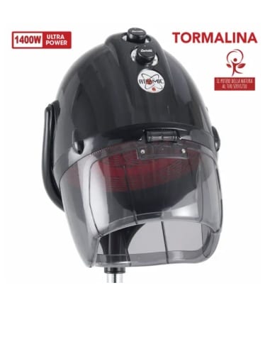 CERIOTTI CASCO ATOMIC AUTOMATICO A PIEDE NERO 1400 WATT