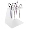 XANITALIA PRO PORTA FORBICI PROFESSIONALE IN PLEXIGLASS TRASPARENTE 6 POSTI