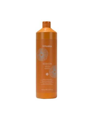 ECHOSLINE KERATIN VEG SHAMPOO PER CAPELLI COLORATI E TRATTATI CHIMICAMENTE 1000 ML