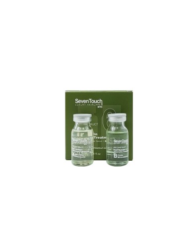 SEVEN TOUCH TRATTAMENTO SIERO FILLER RIMPOLPANTE + FLUIDO MINERALIZZANTE N.6  2 FIALE DA 12 ML CAD.