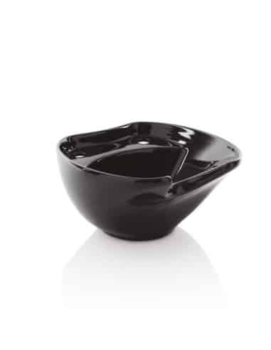 XANITALIA PRO VASCA LAVABO IN CERAMICA PER LAVATESTA DA PARRUCCHIERE BARBIERE NERA